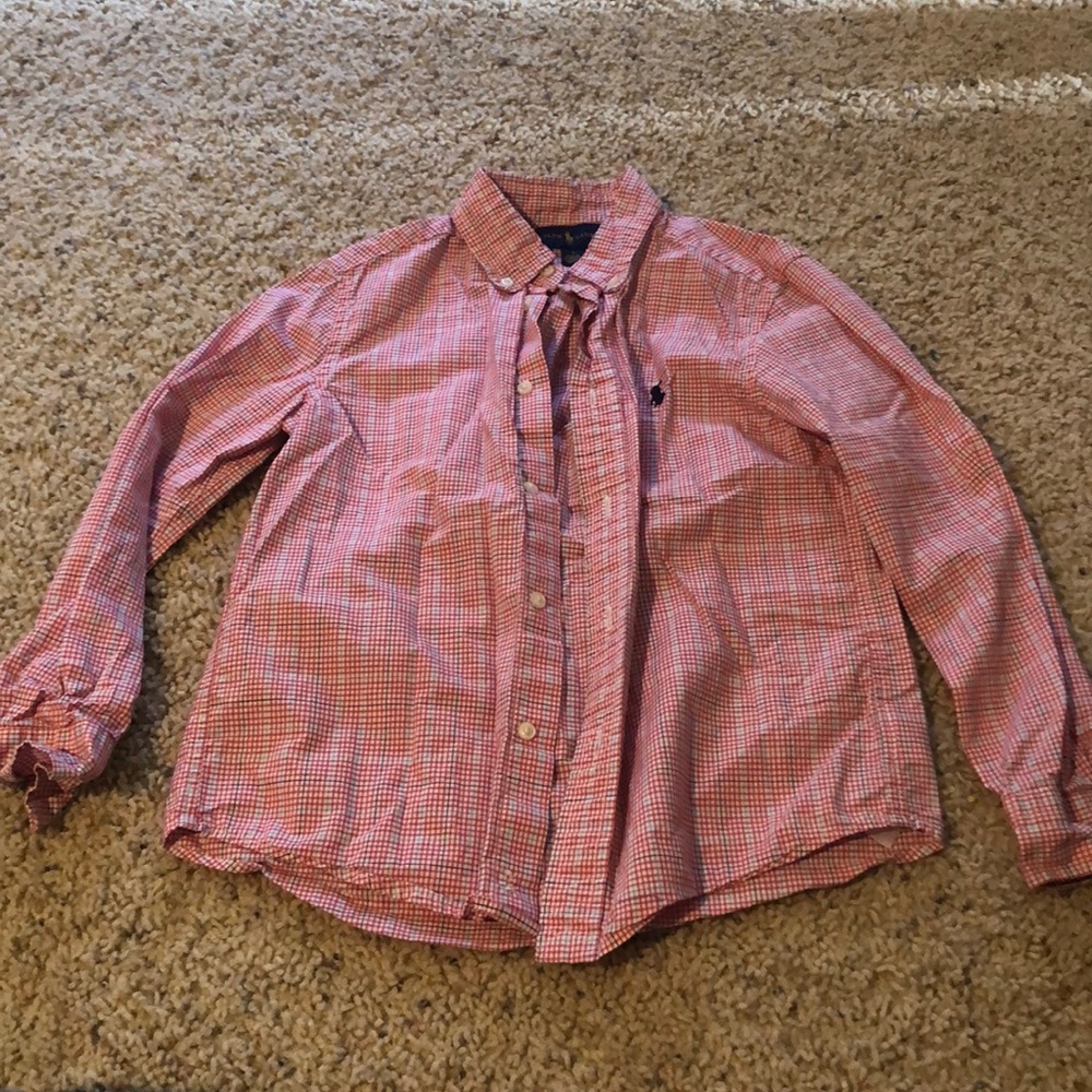 Ralph Lauren Plaid Striped Button-down Shirt